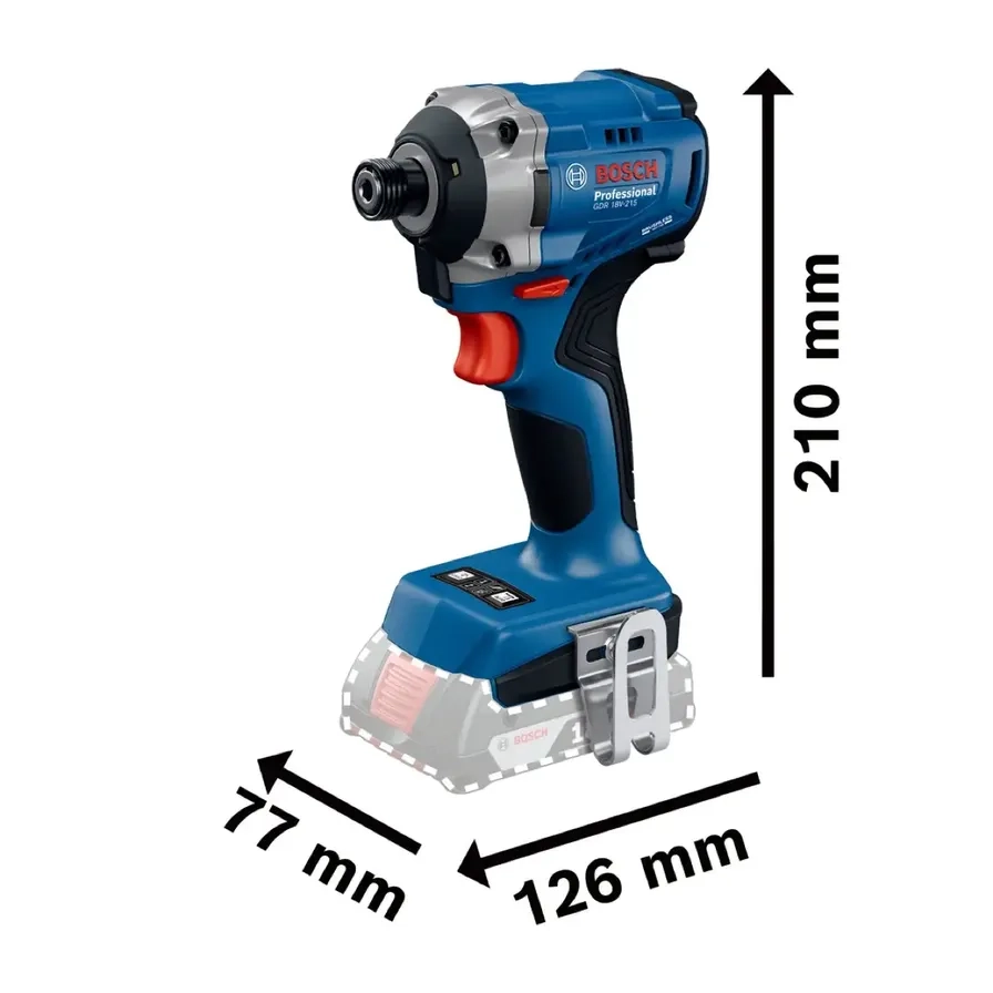 GDR 18V-215 - Cordless Compact 3,300 RPM
