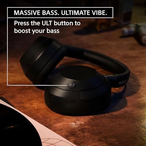 ULT WEAR Wireless Headphone - Pro Audio Headphone Stand + Full-Sized Premium Hard Body Professional Headphone Case + Microfiber Cleaning Cloth