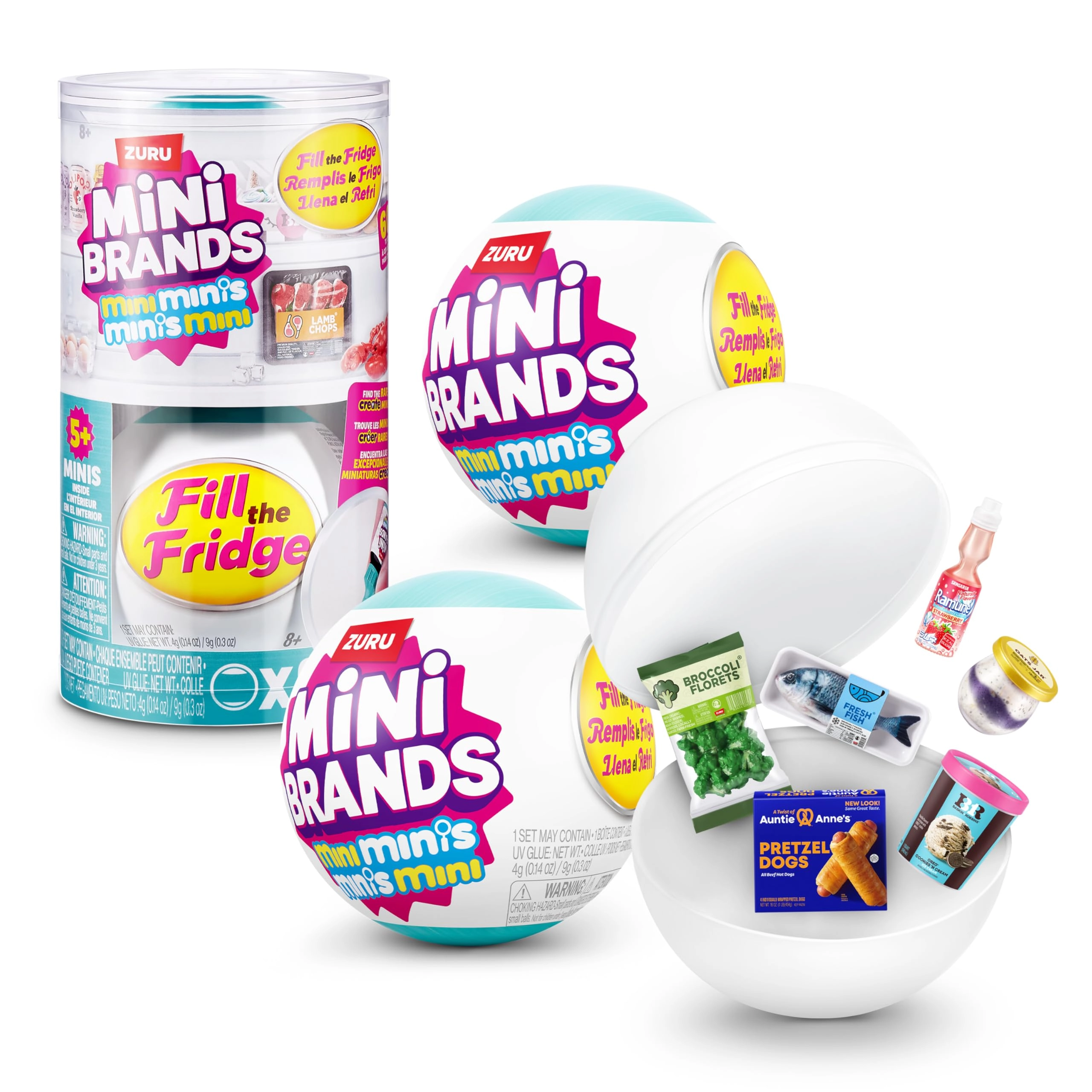ZURU Fill The Fridge Series 2 - 96.0 yr(s) Generic Mini Food Item 2 piece(s) Pack