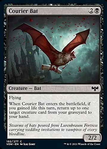 Wizards of the Coast Courier Bat (102) - Innistrad: Crimson Vow
