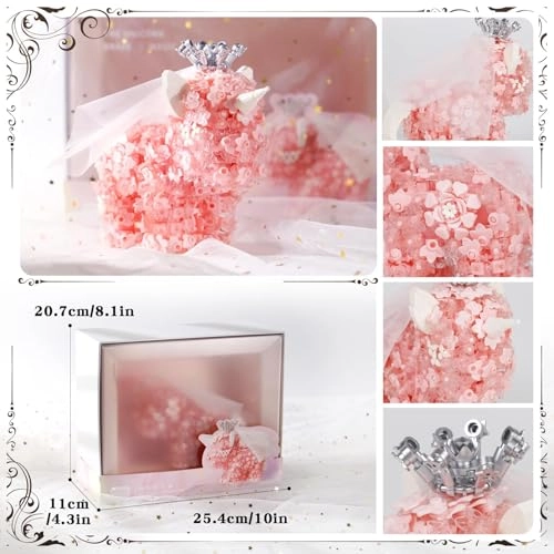 Unicorn Flower Building Blocks Set - Unicorn 1363pcs