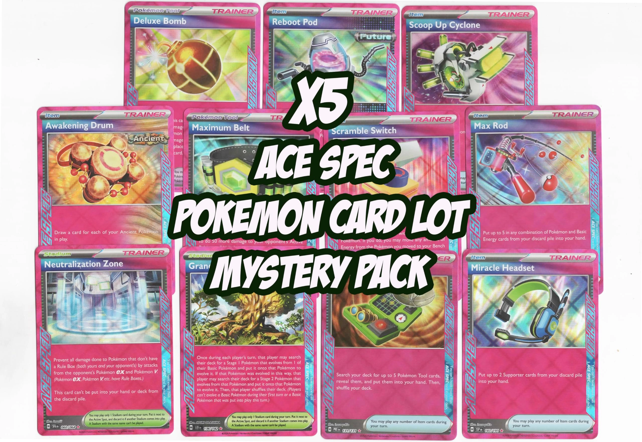 Break Cards Lot - English 5pcs