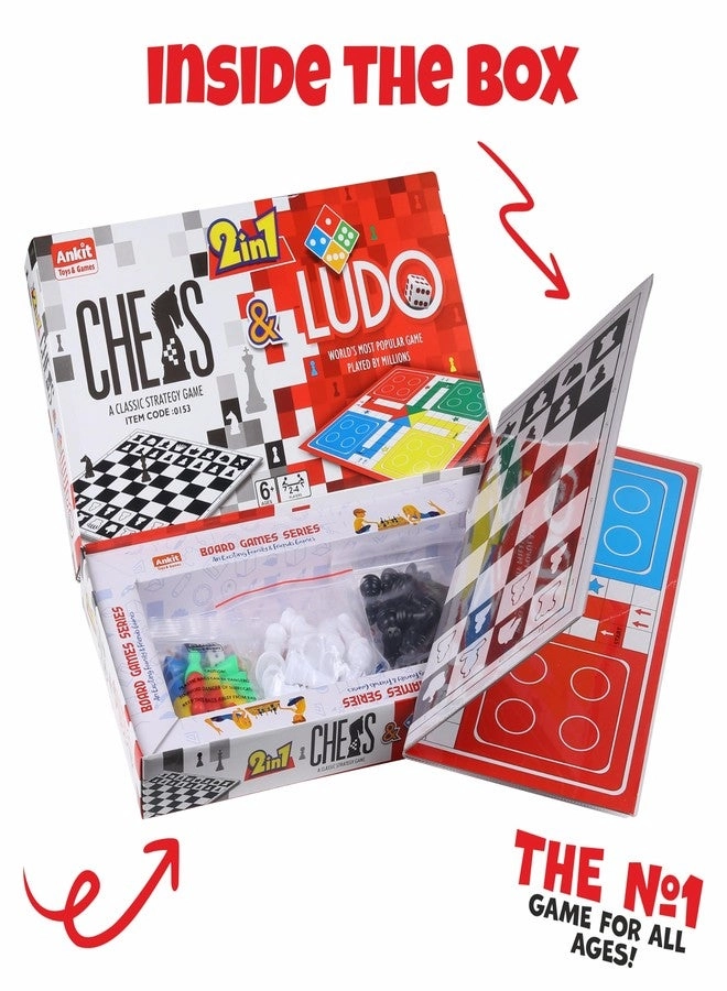 Chess & Ludo - 2 in 1 Multicolor