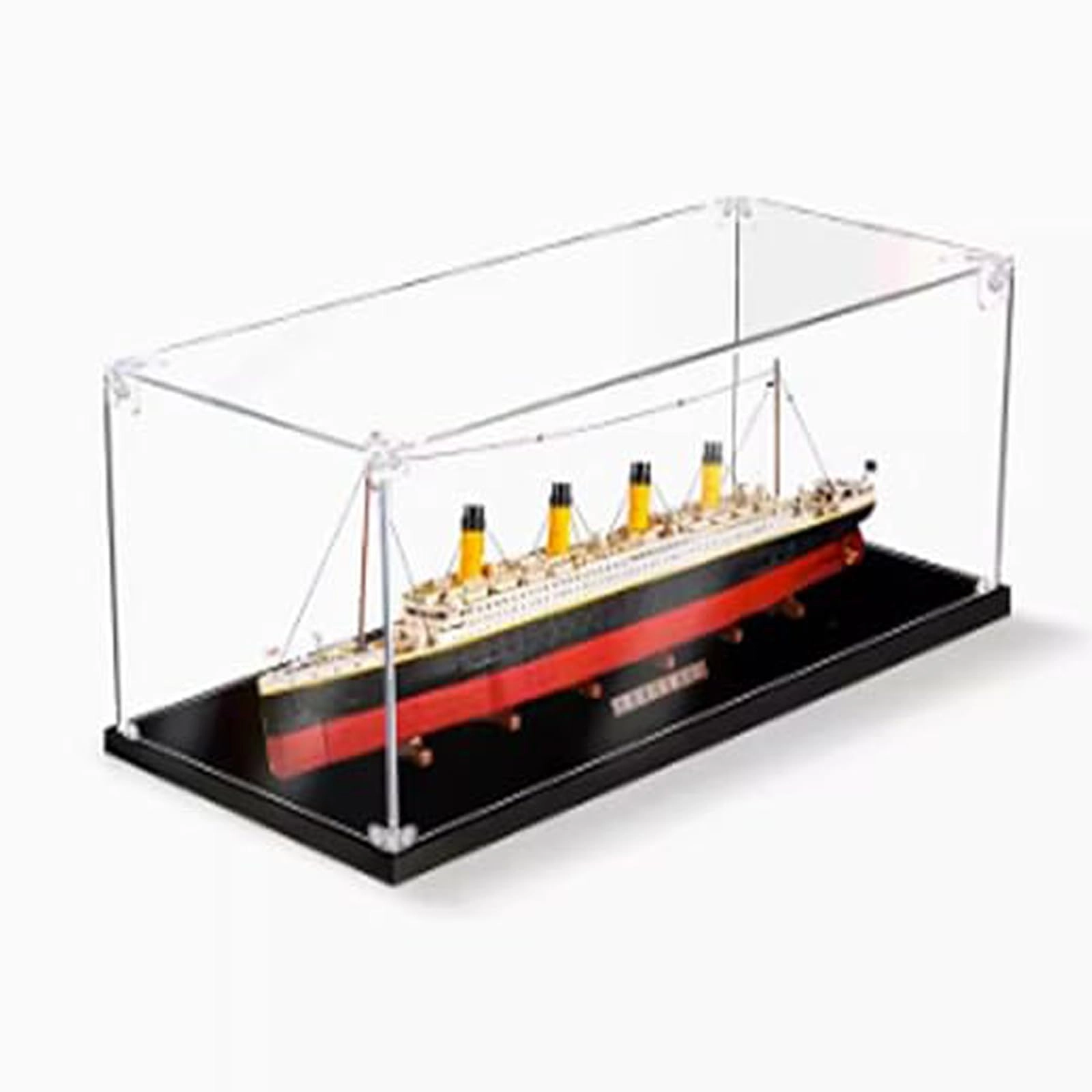 XDHVBES Acrylic Dustproof Display Case - 10294 Titanic 3mm