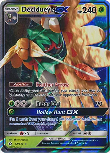 Pokémon Decidueye-GX - 12/149 - Sun & Moon