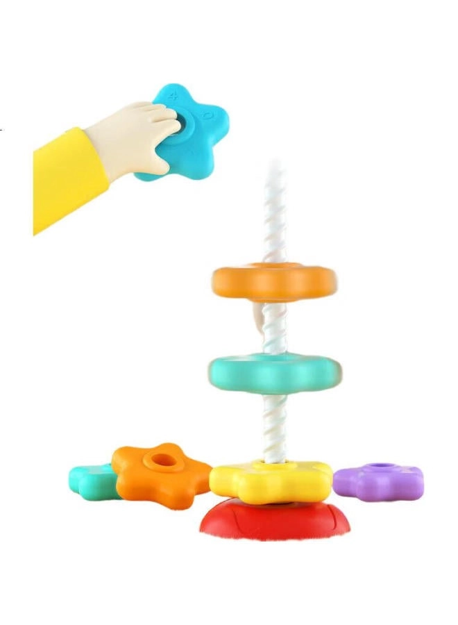 Rainbow Stacking Rings - 1+