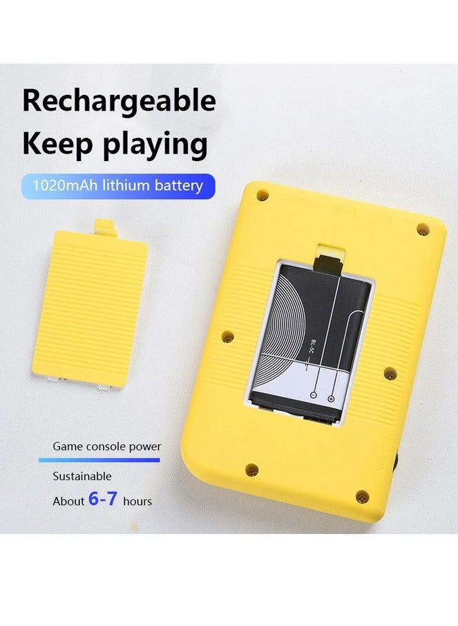 Handheld Game Console - 400 Built-in Games 3-Inch Color Screen Rechargeable Battery