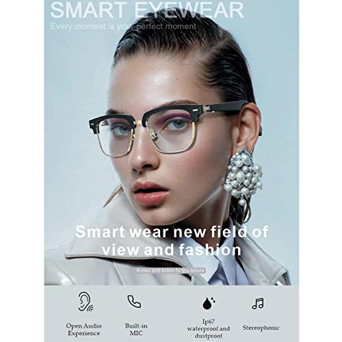 Bone Conduction Smart Eyeglasses - IP67 Bluetooth 5.0 220mAh
