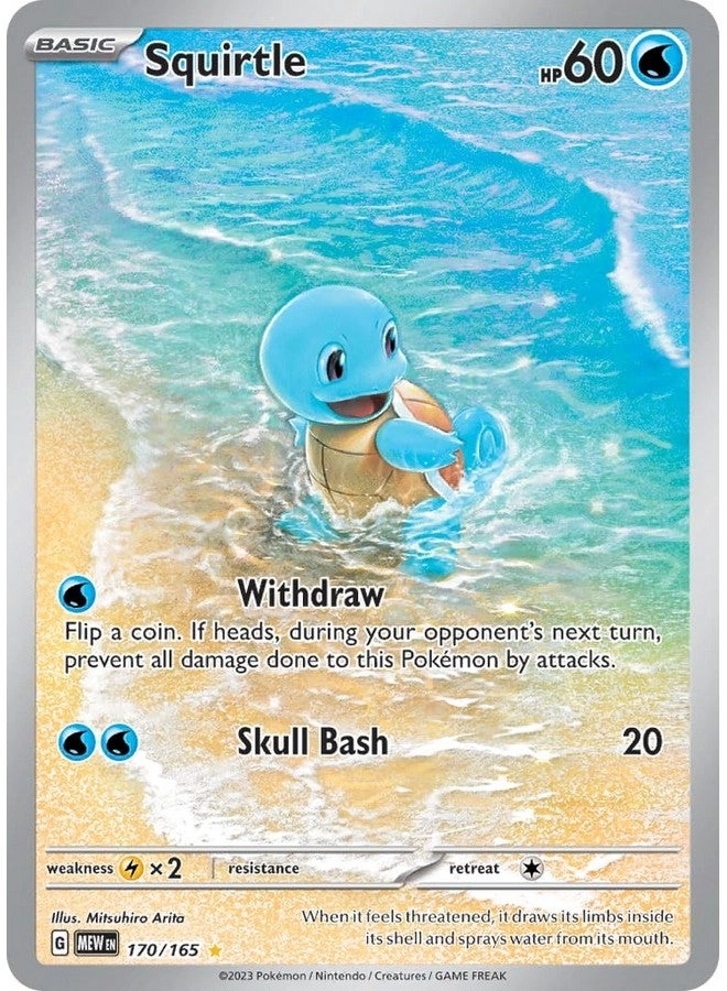 Pokémon Squirtle 170/165 - Pokemon 151