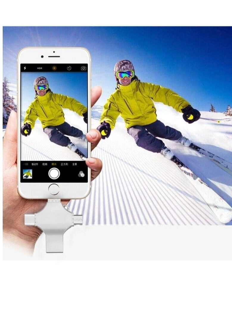 4 In 1 Multi-function OTG USB Flash Drive - 3.0 Type-C 256GB