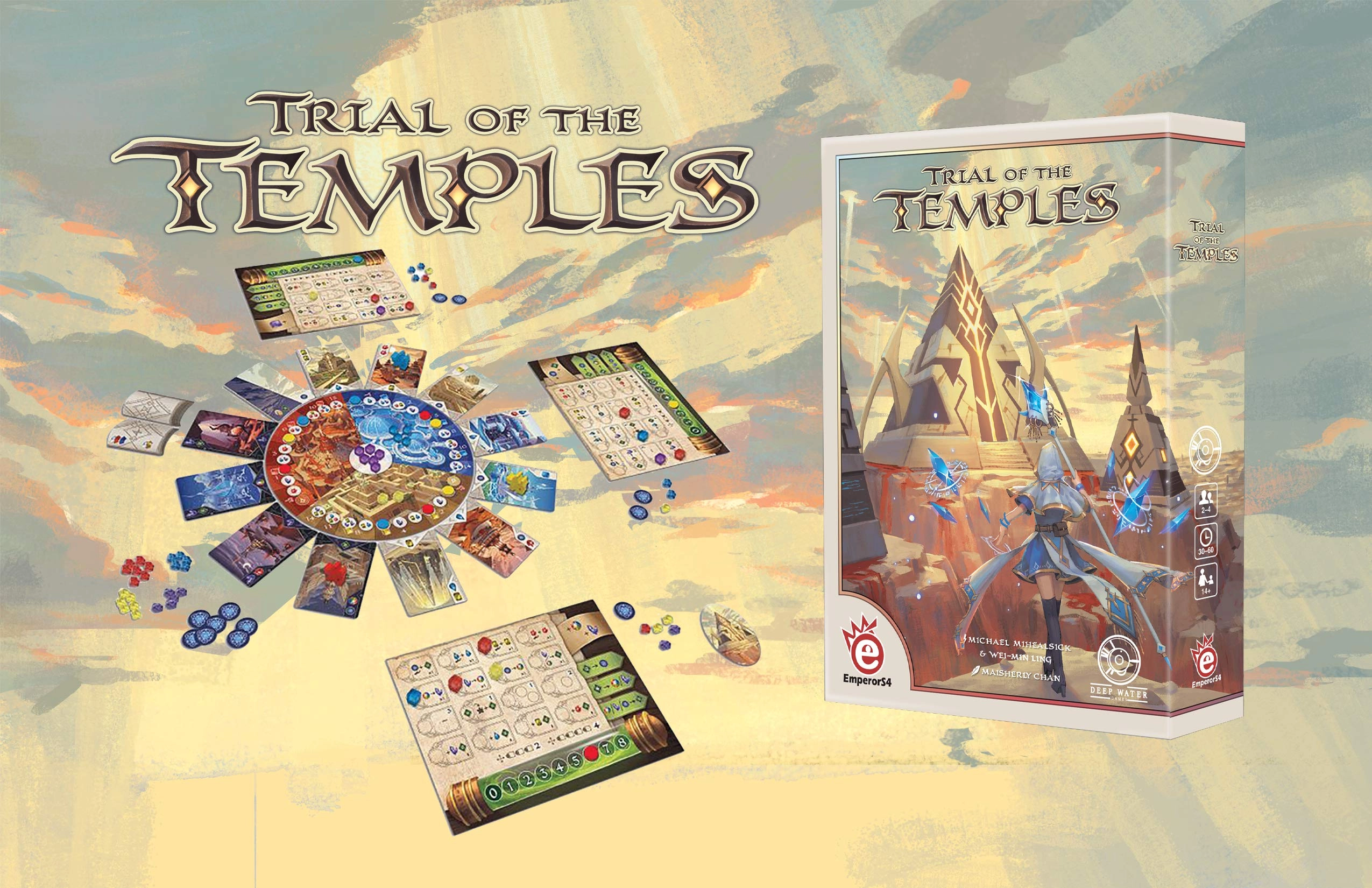 Deep Water Games Trial of Temples Puzzle (ES4TOT100) - 1 pcs