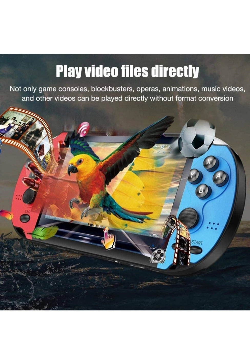 Retro Handheld Game Console - 8GB