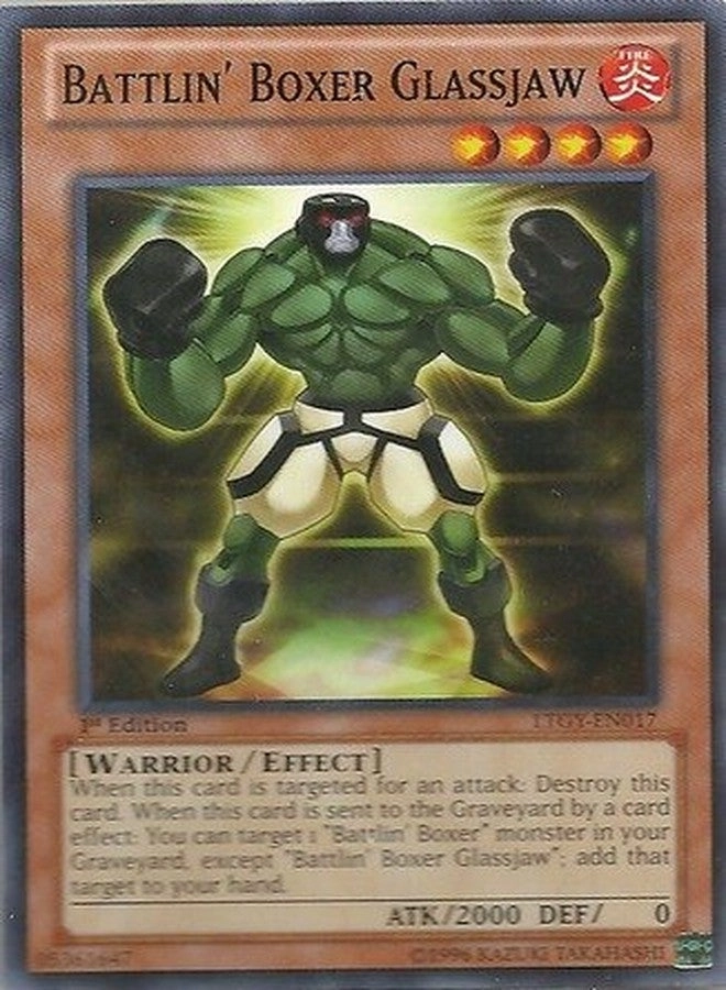 Yu-Gi-Oh! Battlin' Boxer Glassjaw LTGY-EN017 - 1st Edition - Common
