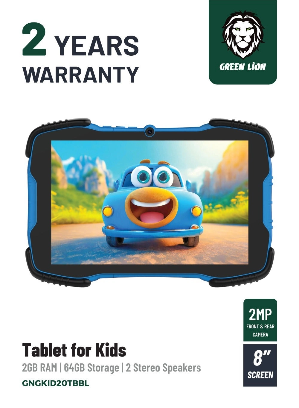 GREEN LION G-Kid 20 - 2GB 8in 64GB