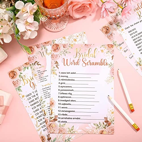 Bridal Shower Game - 145 Pieces