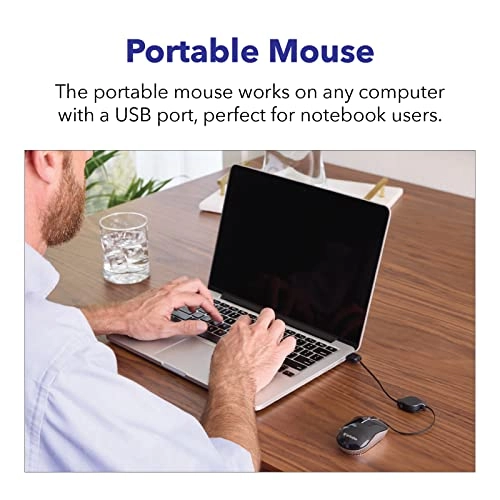 Mini Travel Optical Mouse - USB