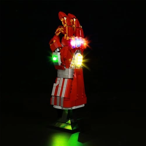 LED Light Set - Acrylonitrile Butadiene Styrene (ABS) Marvel for LEGO Infinity Glove 76223