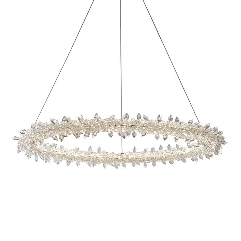 Crystal Glass Chandelier - LED Copper and crystal