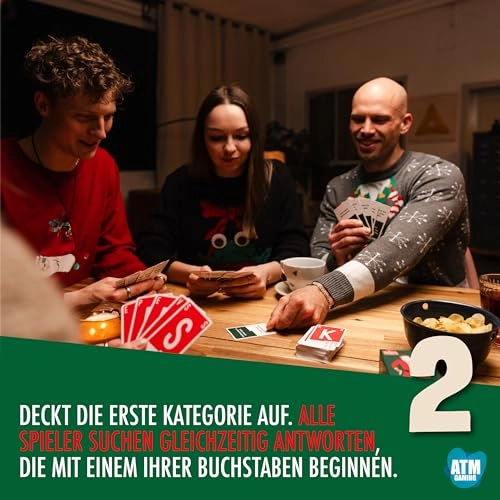 Quickstop: Christmas Edition - The Letter Duel - Card Game (German)