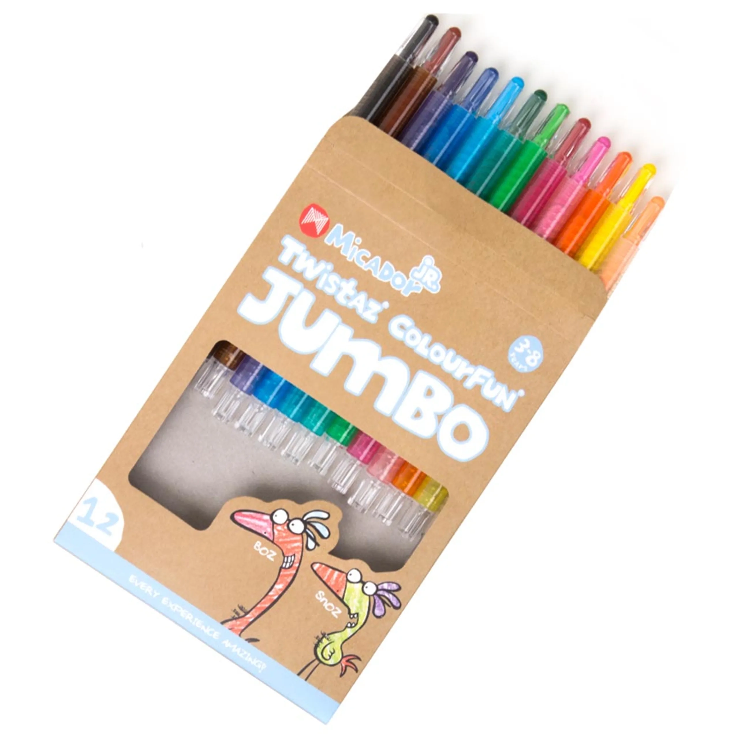 Jr. Twistaz Jumbo Crayons - 12 piece(s)