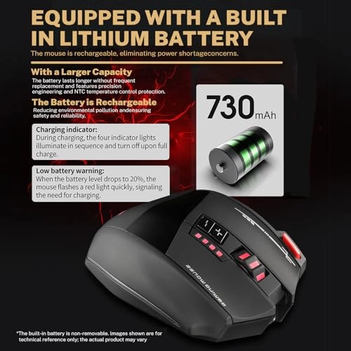 F13 Optical Gaming Mouse - Bluetooth