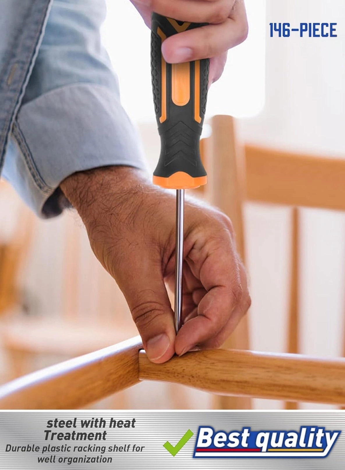 Magnetic Screwdriver Set - 146-piece