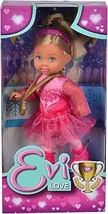 Evi Love Skater Doll - 12 cm Pink Costume