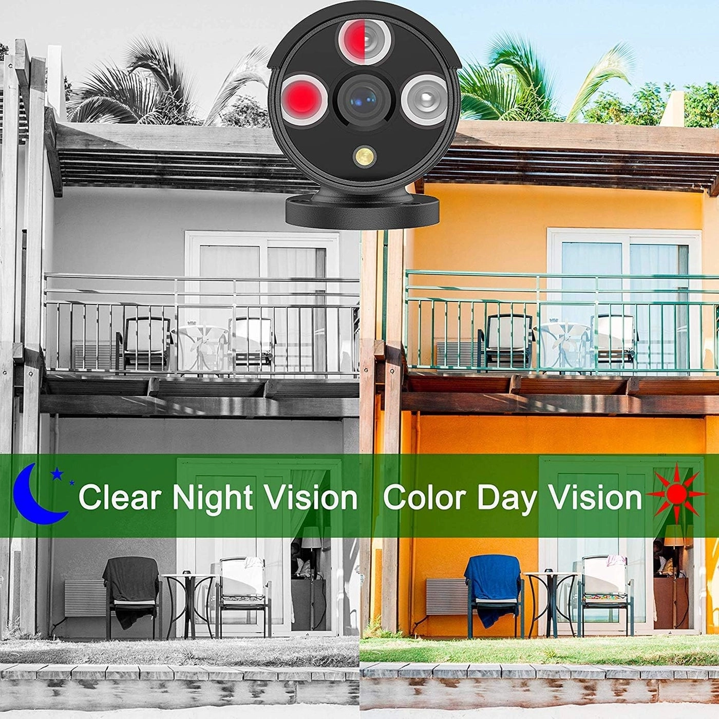 4CH DVR + Bullet Camera - 8pcs 1080P/2.0MP