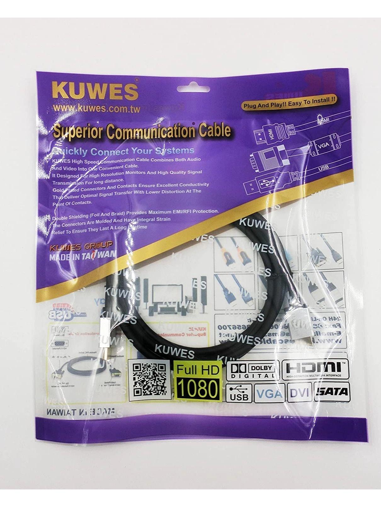 4K HDMI Cable - 3m Pack