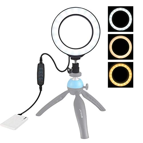 Ring Light LED - 6" Tripod 3 Light Modes