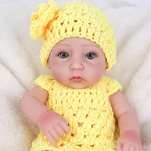 Reborn Baby Doll - 10 inch 25 cm Silicone black skin Ages 3 months+