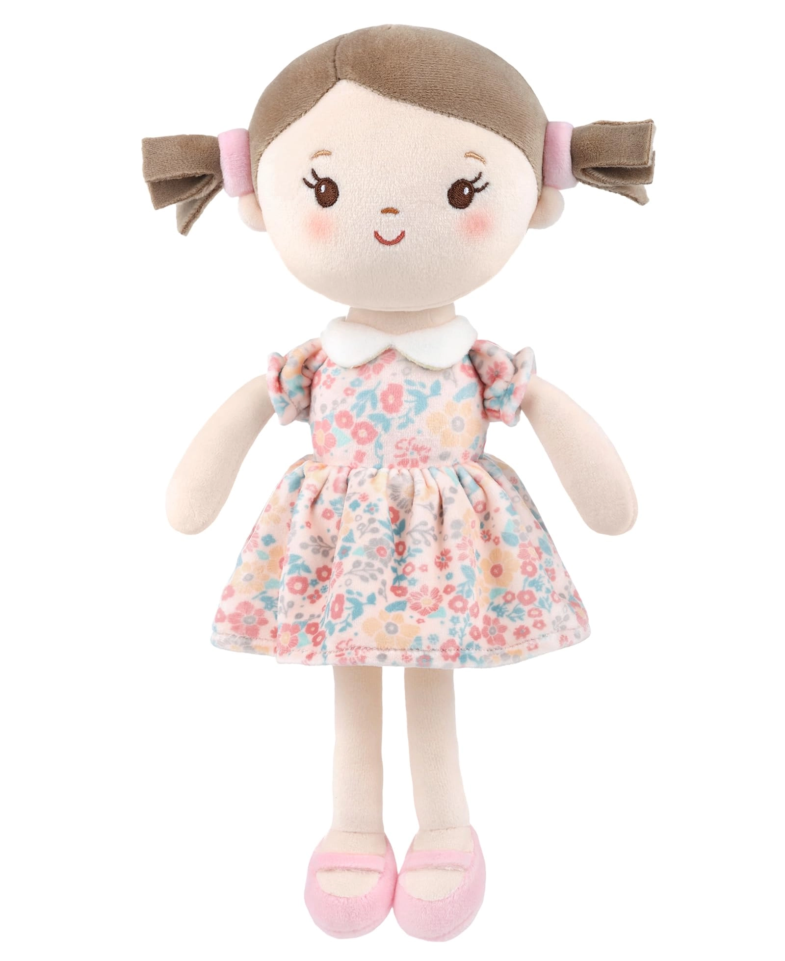 Brandworl Soft Baby Doll - 12-inch Pink Flower