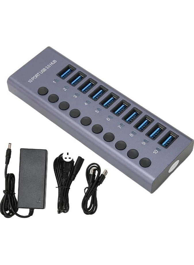 USB 3.0 Hub - 10 Port 60W