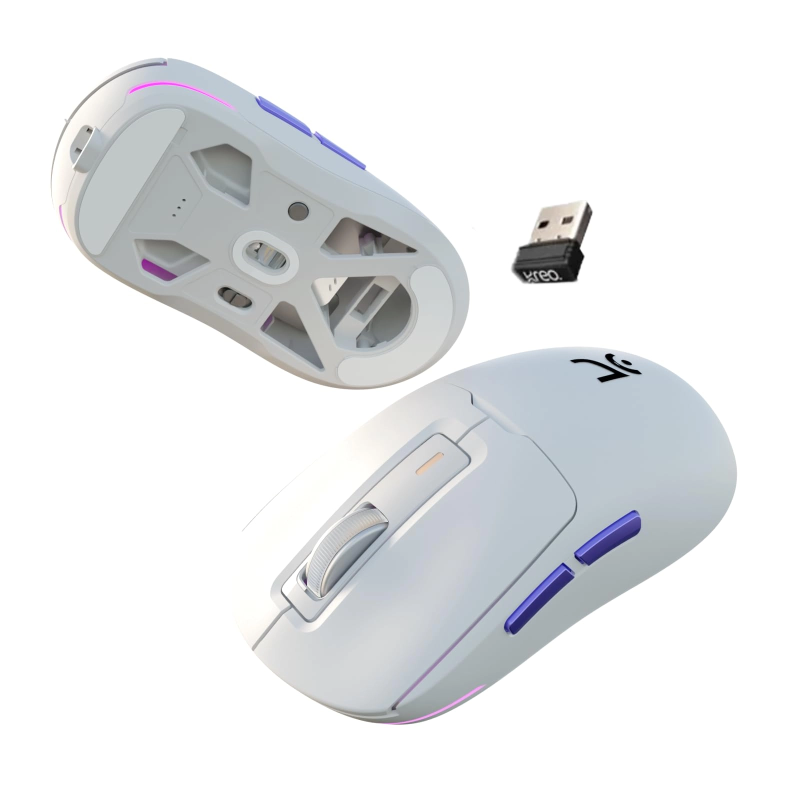 Kreo Pegasus 58 GMS Ultra Lightweight Gaming Mouse - Wireless