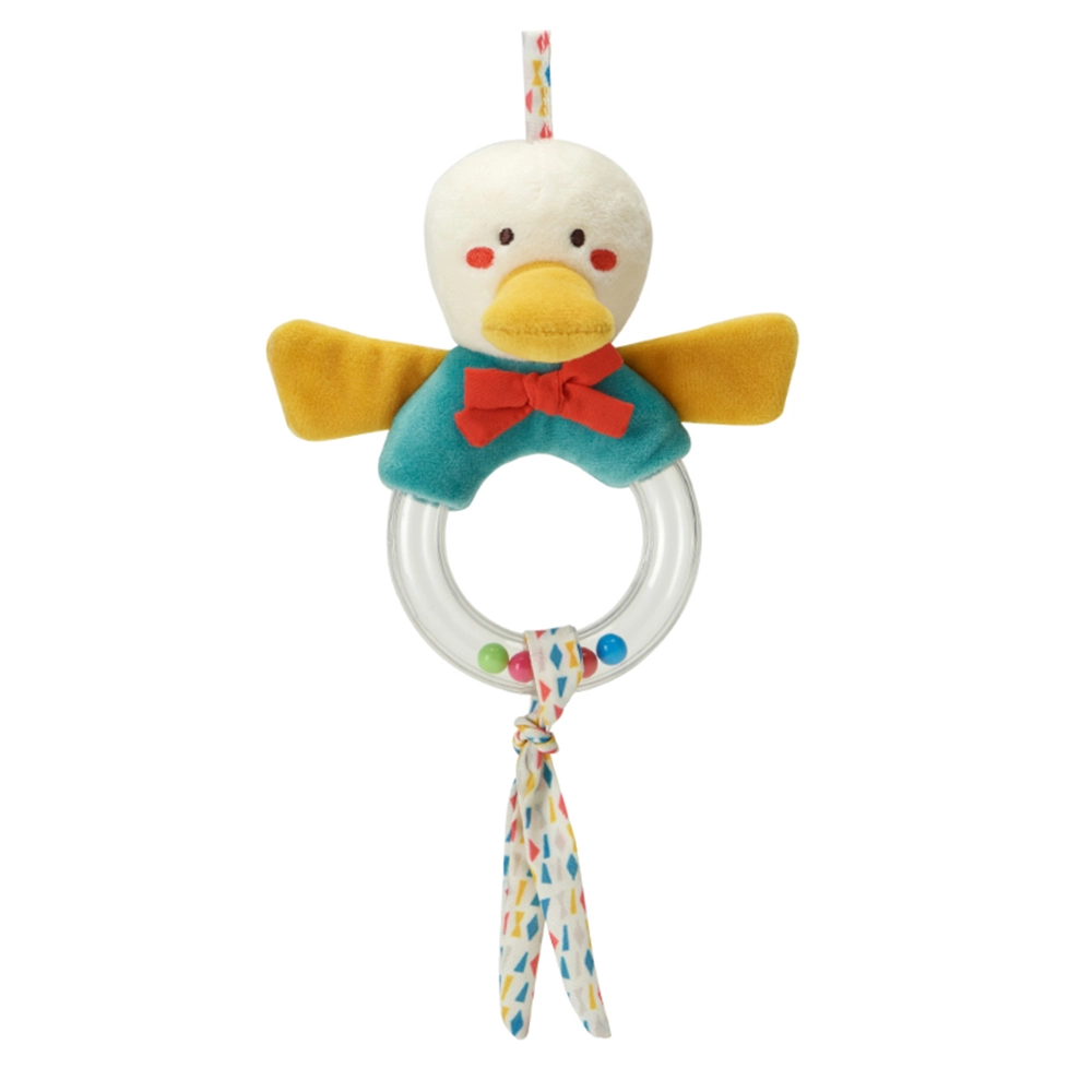 Babycare Baby Rattle - 3 months antibacterial fabric