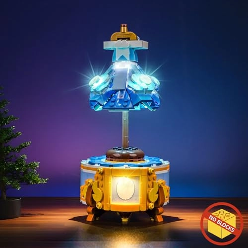 LED Light Set - Compatible with Lego Cinderella's Dress 43266 Battery Powered