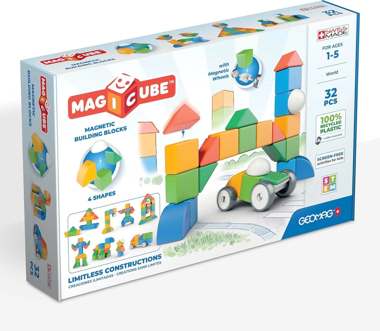 Geomag Magicube 1+ Shapes - 32pcs