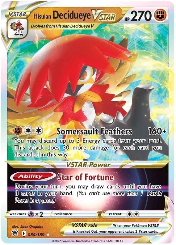 Pokémon Hisuian Decidueye VSTAR - 1x