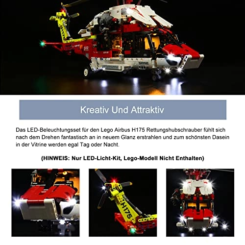 LEGO Technic Airbus H175 Rescue Helicopter (42145)