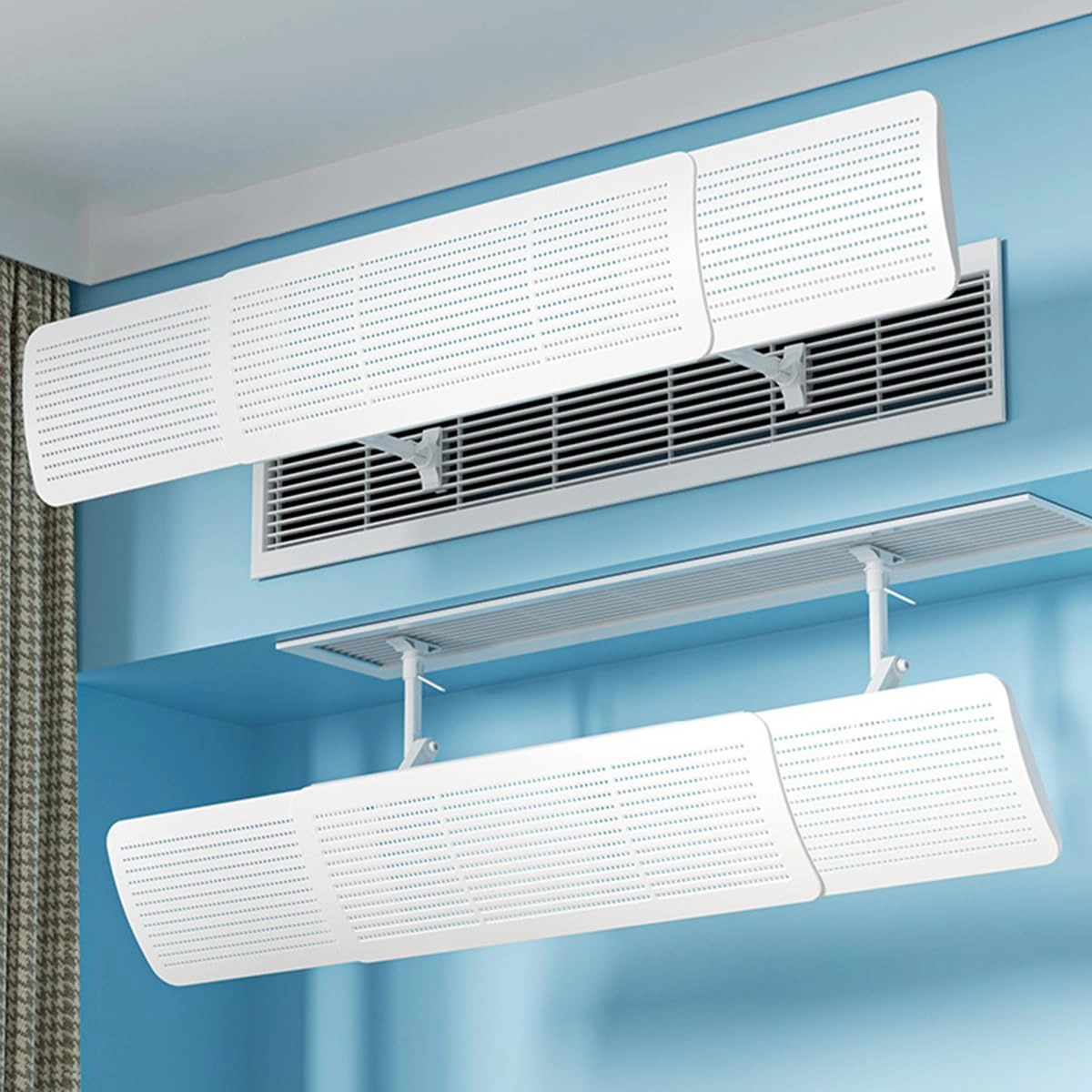 ECVV Air Flow Deflector - fits most wall-mounted air conditioners and central air conditioners with a width of 60-94.5cm
