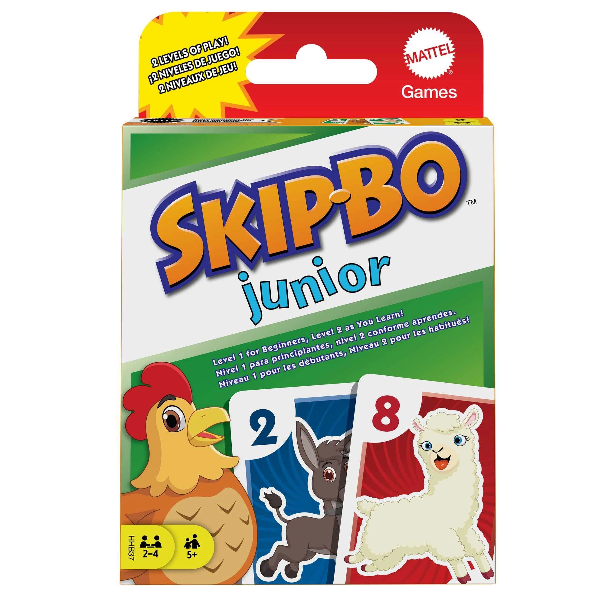 Mattel Games Skip BO Junior - Card Game