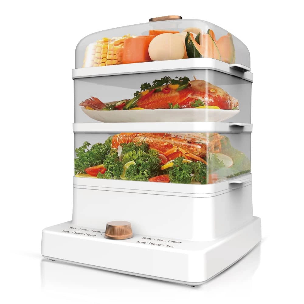 EWJquvm 3 Tier Food Steamer - 12L