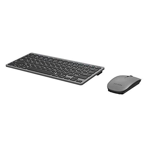 Super Slim and Portable Bluetooth Keyboard With Mouse - EN/AR Wireless