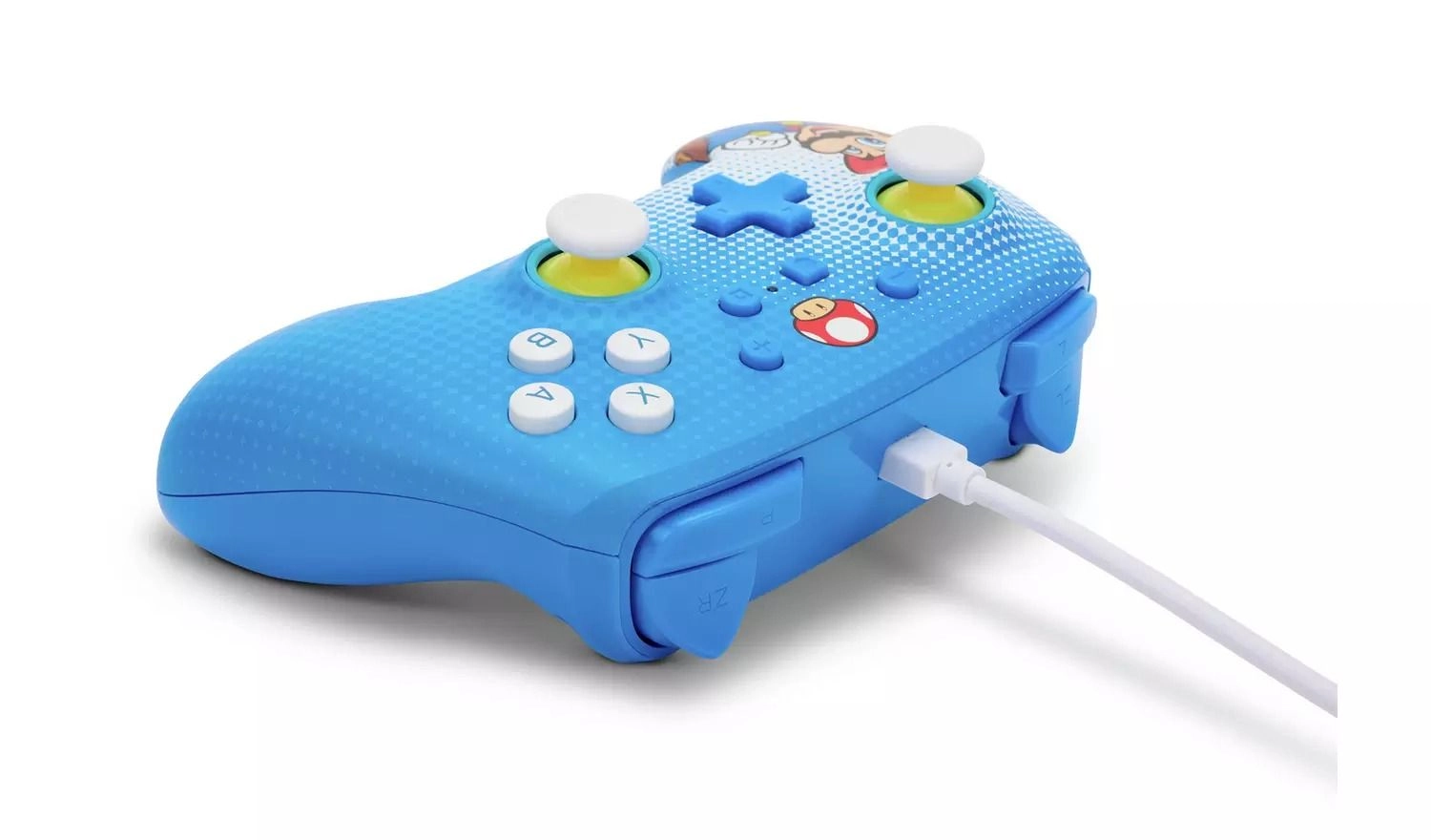 Nintendo Switch Enhanced Wired Controller - Blue Mario Pop