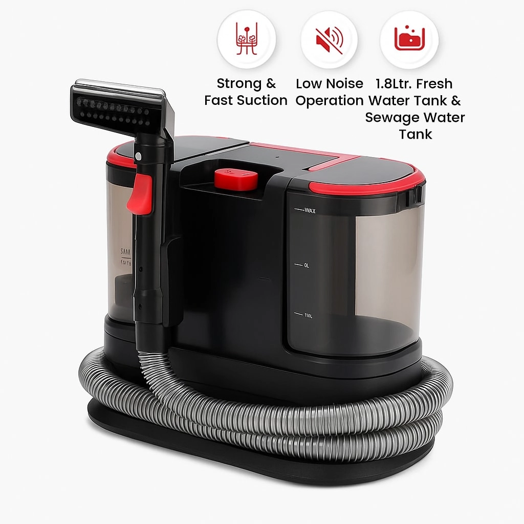Vantix Wet & Dry Vacuum Cleaner & Carpet Cleaner - 16kPa 1.8L