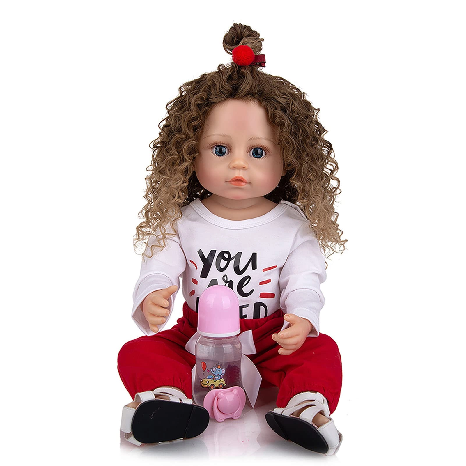 F&FSH Reborn Baby Doll - 22 Inch Full Body Vinyl Baby Girl