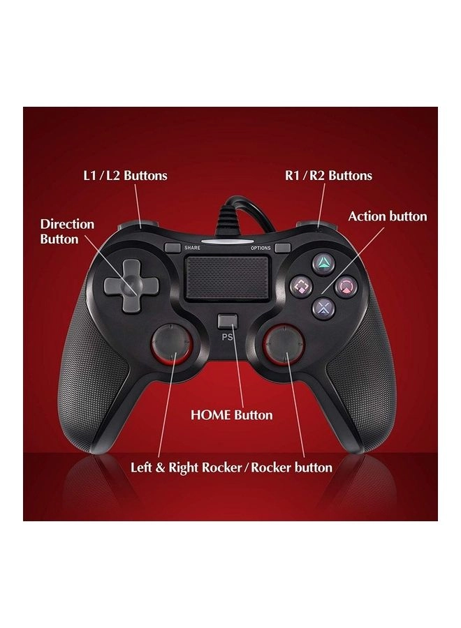 Compact Wired Controller (PS4) Camo Green