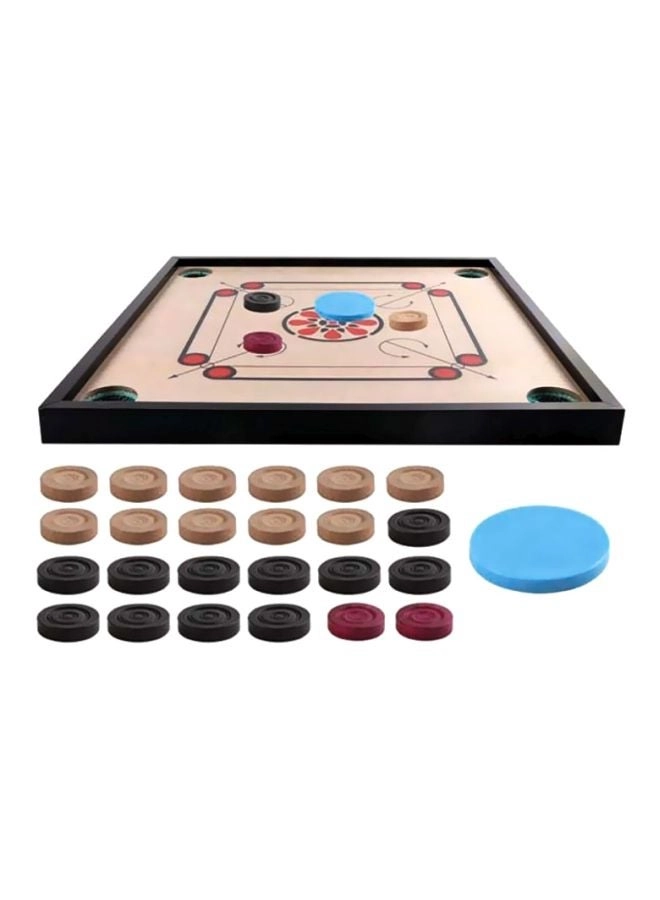 Carrom Board - Multicolour + Coins - 25 x Coins
