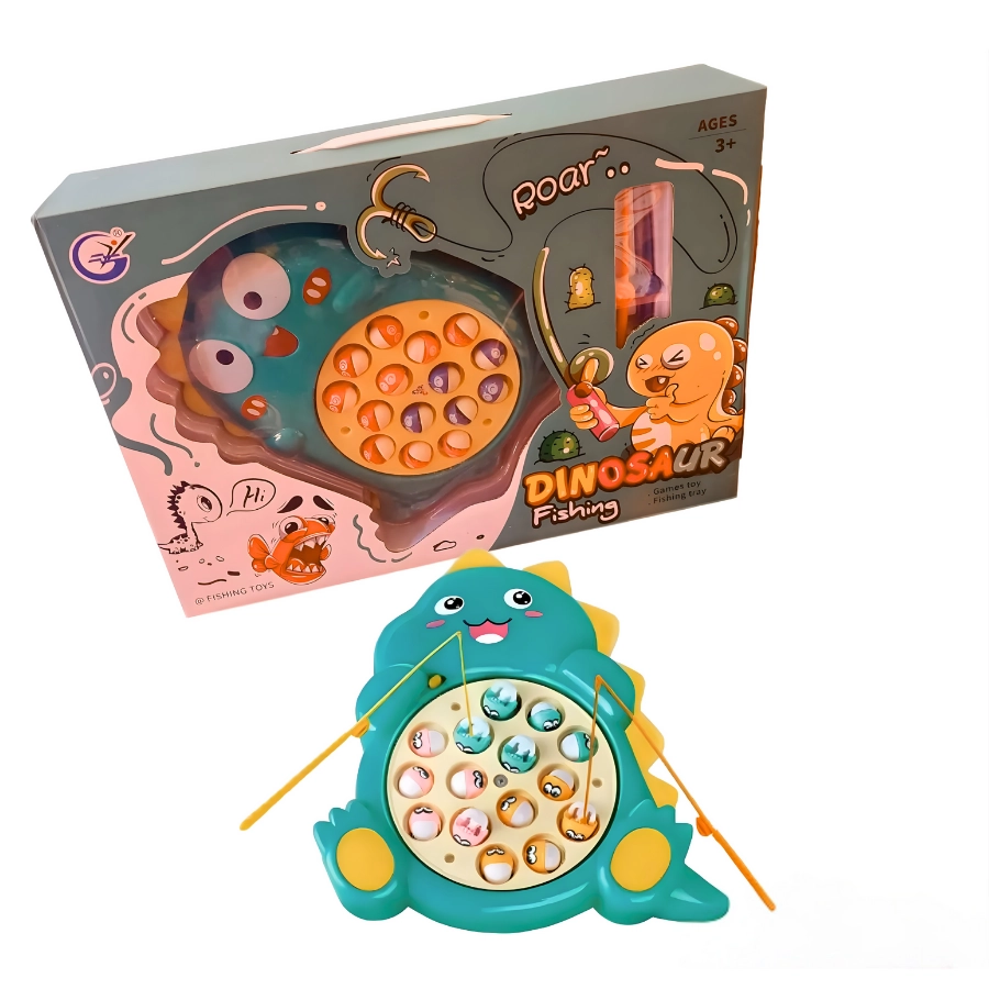 Dinosaur Fishing Game Science - 3 years+