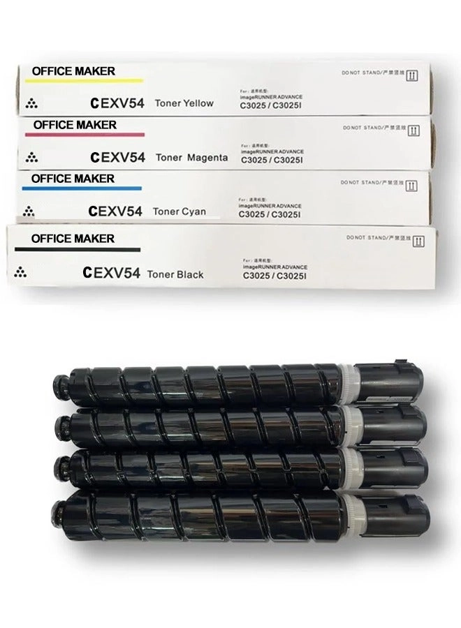 Office Maker C EXV 54 - Black Cyan Yellow Magenta